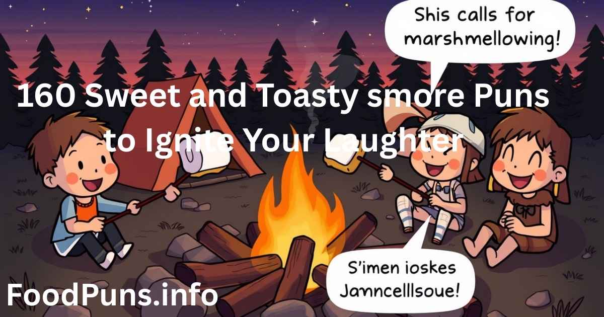 160 Sweet and Toasty smore Puns to Ignite Your Laughter
