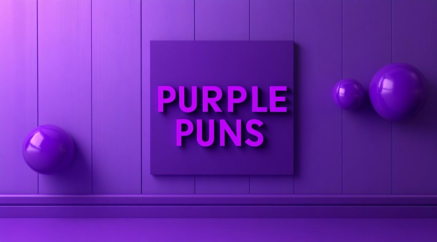 170 Purple Puns That Will Have You Violet with Laughter